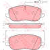 GDB1503 TRW Комплект тормозных колодок, дисковый тормоз