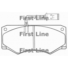 FBP1061 FIRST LINE Комплект тормозных колодок, дисковый тормоз
