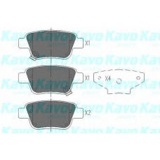 KBP-9019 KAVO PARTS Комплект тормозных колодок, дисковый тормоз