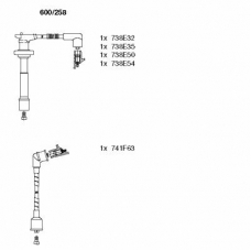 600/258 BREMI Комплект проводов зажигания