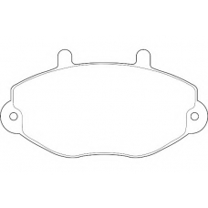 WBP21469A WAGNER LOCKHEED Комплект тормозных колодок, дисковый тормоз