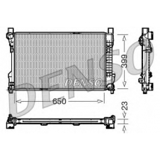 DRM17081 DENSO Радиатор, охлаждение двигателя