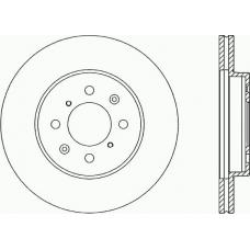 BDA1215.20 OPEN PARTS Тормозной диск