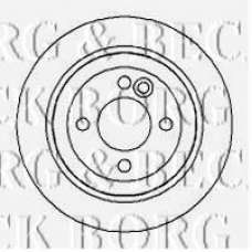 BBD4257 BORG & BECK Тормозной диск