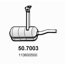 50.7003 ASSO Глушитель выхлопных газов конечный