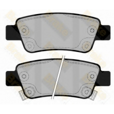 PA1793 BRAKE ENGINEERING Комплект тормозных колодок, дисковый тормоз