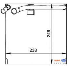 8FV 351 210-321 HELLA Испаритель, кондиционер