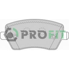 5000-1617 C PROFIT Комплект тормозных колодок, дисковый тормоз