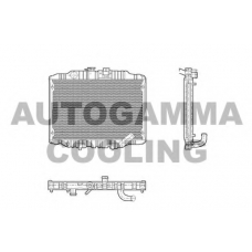 100590 AUTOGAMMA Радиатор, охлаждение двигателя