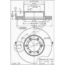 09.5742.10 BREMBO Тормозной диск