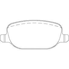 MDB2624 MINTEX Комплект тормозных колодок, дисковый тормоз