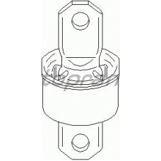 302 363 TOPRAN Втулка, балка моста