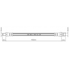 VBJ462 MOTAQUIP Тормозной шланг