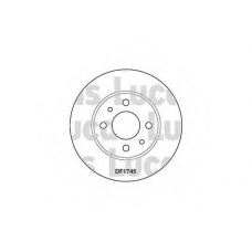 DF1745 TRW Тормозной диск
