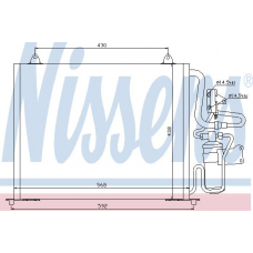 94247 NISSENS Конденсатор, кондиционер