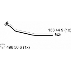 243452 ERNST Труба выхлопного газа