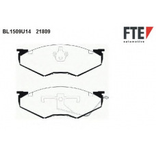 BL1509U1 FTE Комплект тормозных колодок, дисковый тормоз