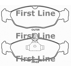 FBP3039 FIRST LINE Комплект тормозных колодок, дисковый тормоз