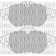 BBP1765 BORG & BECK Комплект тормозных колодок, дисковый тормоз