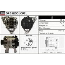 DRB1250 DELCO REMY Генератор