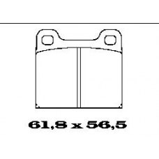 BL1022B1 FTE Колодки тормозные