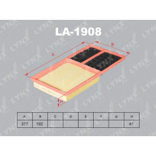 LA1908 LYNX Фильтр воздушный