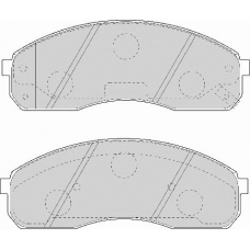 FD7047A NECTO Комплект тормозных колодок, дисковый тормоз