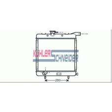 5300131 KUHLER SCHNEIDER Радиатор, охлаждение двигател