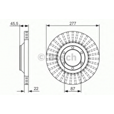 0 986 479 702 BOSCH Тормозной диск