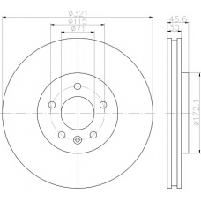 MDC2541 MINTEX Тормозной диск