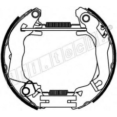 16407 fri.tech. Комплект тормозных колодок