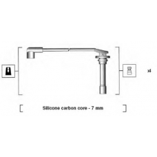 941255070817 MAGNETI MARELLI Комплект проводов зажигания