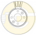 6411501 GIRLING Комплект тормозов, дисковый тормозной механизм