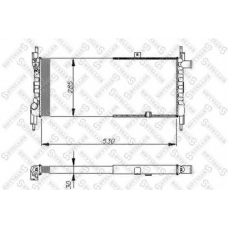 10-25048-SX STELLOX Радиатор, охлаждение двигателя