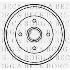 BBR7173 BORG & BECK Тормозной барабан