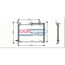 2220401 KUHLER SCHNEIDER Конденсатор, кондиционер