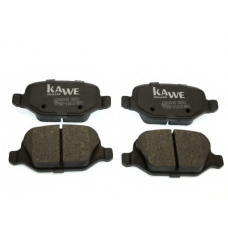 810048 KAWE Комплект тормозных колодок, дисковый тормоз