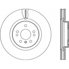 BDR2295.20 OPEN PARTS Тормозной диск