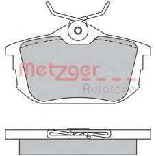 1170021 METZGER Комплект тормозных колодок, дисковый тормоз