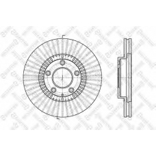 6020-3247V-SX STELLOX Тормозной диск