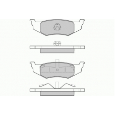 12-1216 E.T.F. Комплект тормозных колодок, дисковый тормоз