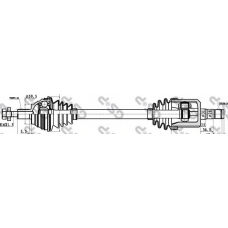 261093 GSP Приводной вал