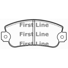 FBP1017 FIRST LINE Комплект тормозных колодок, дисковый тормоз