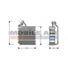 0700V043 VAN WEZEL Испаритель, кондиционер