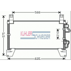 5220341 KUHLER SCHNEIDER Конденсатор, кондиционер