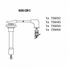 600/291 BREMI Комплект проводов зажигания
