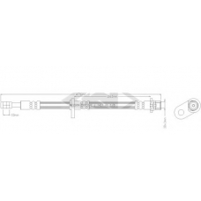 338660 SPIDAN Тормозной шланг