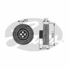 T36007 GATES Натяжной ролик, поликлиновой  ремень
