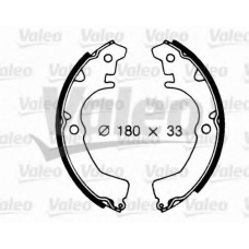 562682 VALEO Комплект тормозных колодок