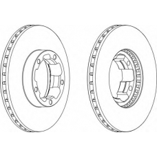 FCR261A FERODO Тормозной диск